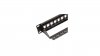 Patch panel 24 porty na moduły Keystone, 1U, czarny